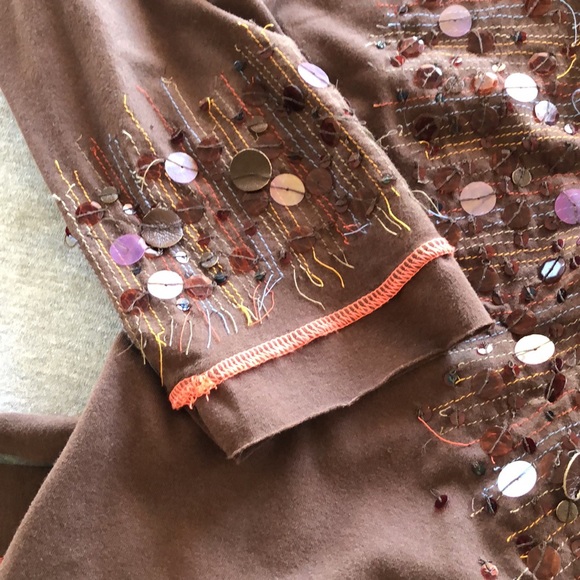 A Common Thread Sequined Wrap Around Top - Picture 4 of 10